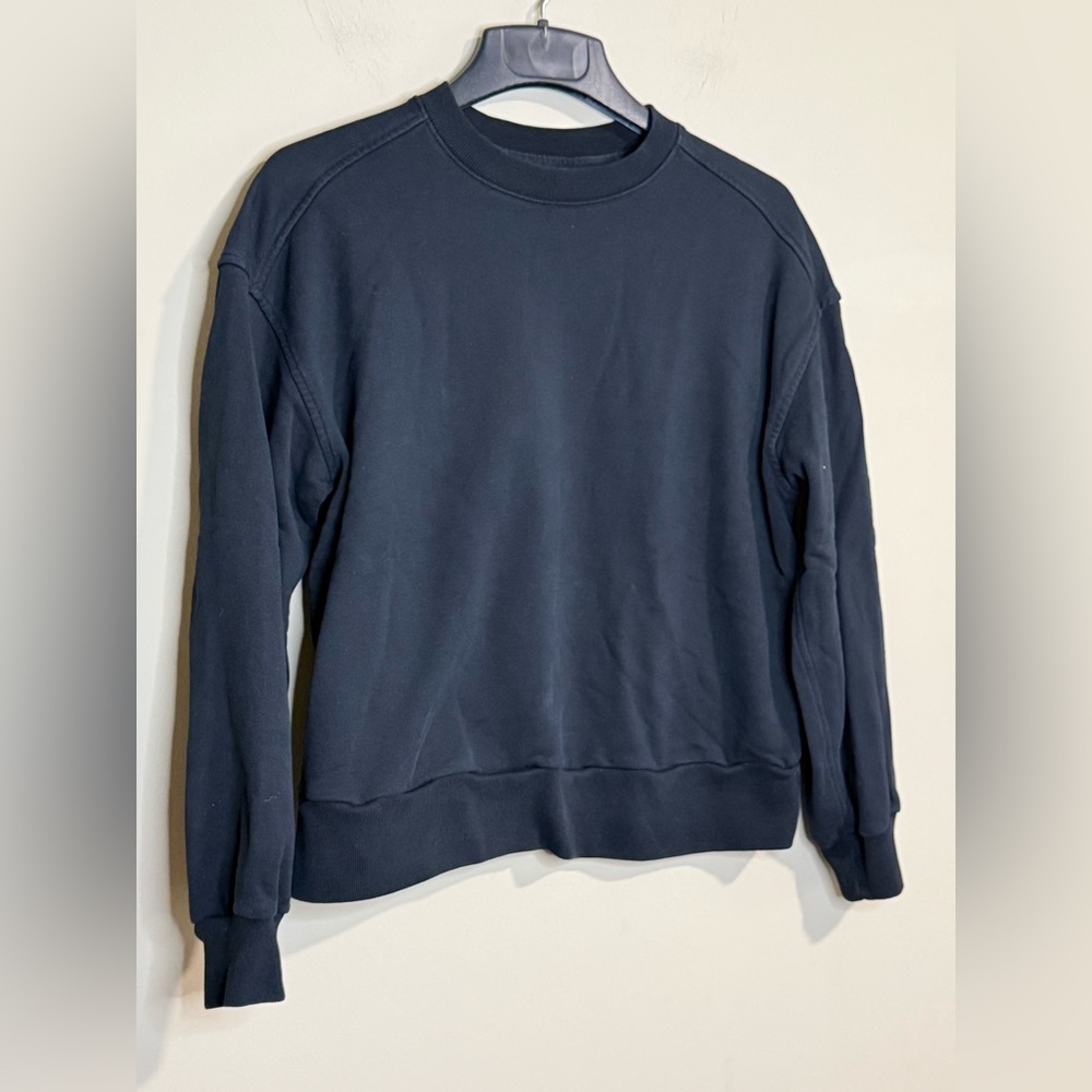 Everlane Black sweatshirt organic cotton size small